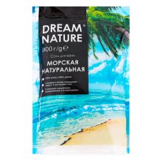 Соль для ванн с пеной Dream Nature "Морская натуральная" 900 г